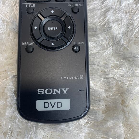 SONY RMT-D116A DVD Remote Control Black for DVP-S350 DVP-S36 DVP-S360 DVP-S363 - Picture 2 of 5
